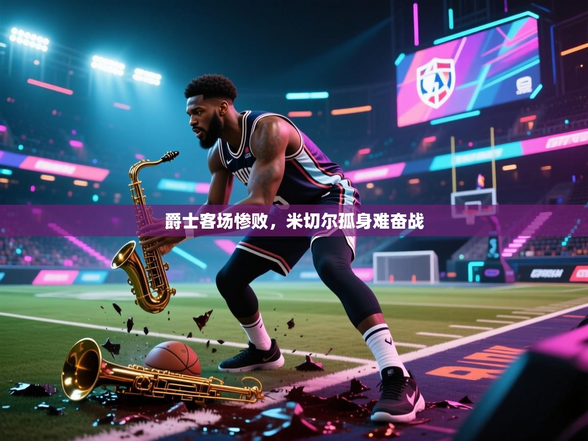 爵士客场惨败，米切尔孤身难奋战